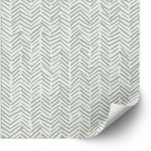 Tiles Sticker -  Herringbone Decals / Green / 24 pcs