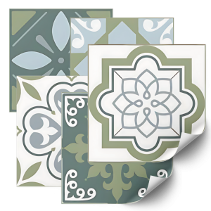 Tiles Sticker - Classic Green  / 24 pcs