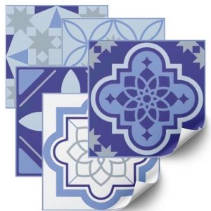 Tiles Sticker - Classic Blue / 24 pcs