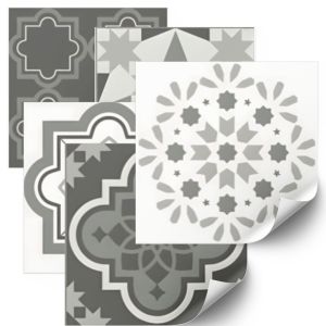 Tiles Sticker - Classic Grey  / 24 pcs