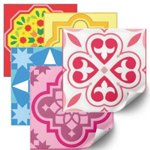 Tiles Sticker - Classic Multicolour  / 24 pcs