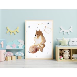 Poster - Bear with Star