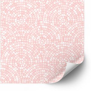 Tiles Sticker -  Pale Pink  / Peel and Stick Tile / 24 pcs