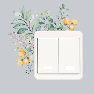 Switch Sticker - Yellow Flowers