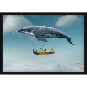 AFFISCH - Whale's Flying Machine