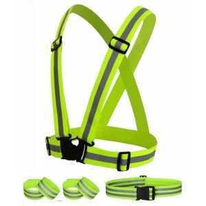 Reflective Harness with Bands / Neon