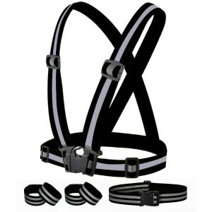 Reflective Harness with Bands / Black